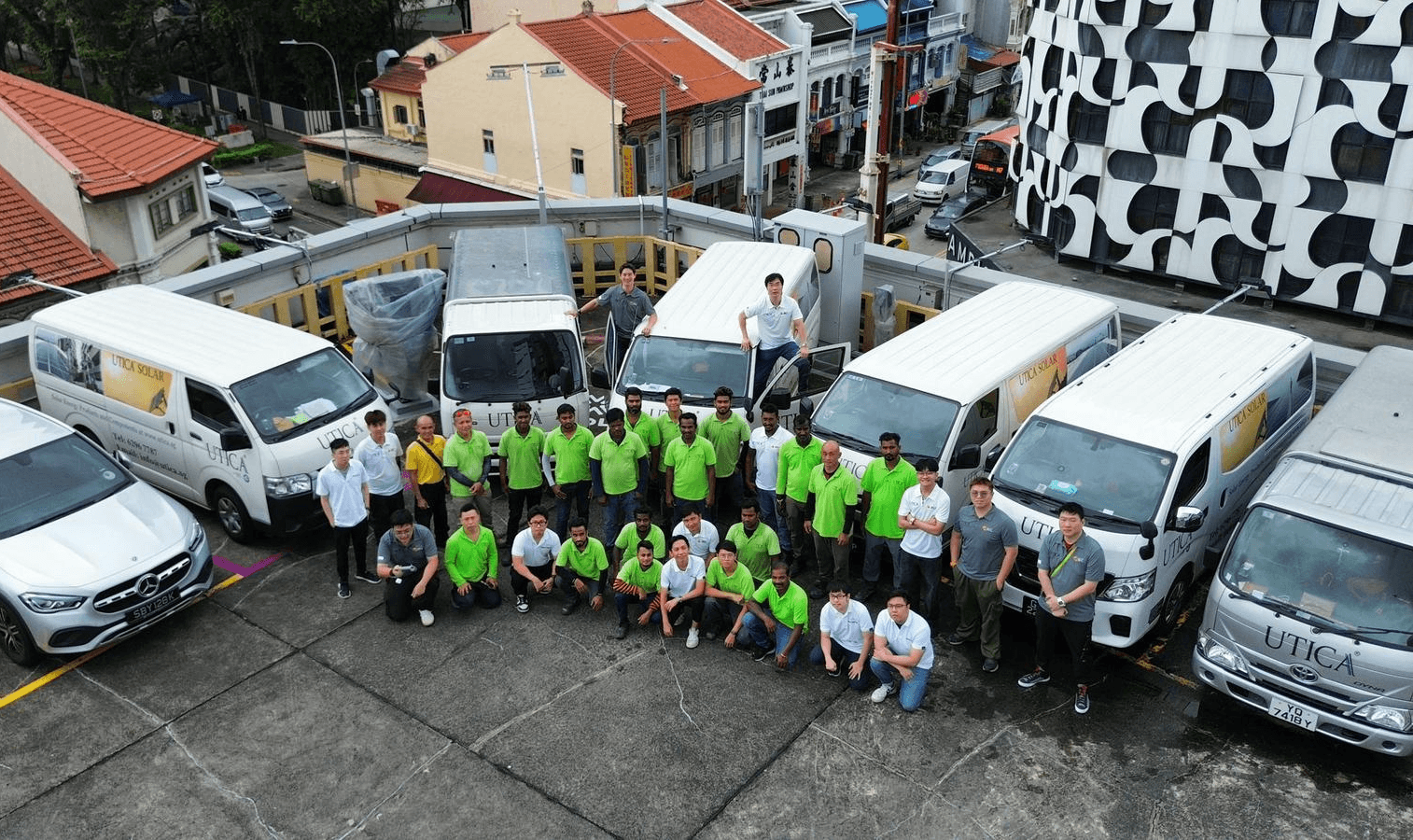 Group photo of SolarGAGA team