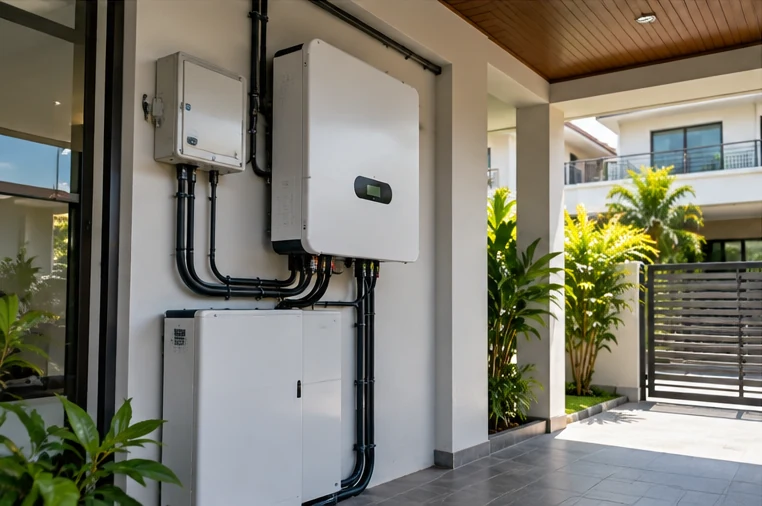 Residential solar inverter and equipment